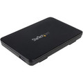 StarTech.com Drive Enclosure SATA/600 - USB 3.1 Micro-B Host Interface - UASP Support External - Black - 1 x HDD Supported - 1 x SSD Supported - 1 x Total Bay - 1 x 2.5" Bay - Plastic
