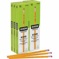 Dixon Wood-Cased Pencils - Black Lead - #2 - Yellow Wood Barrel - 1 Dozen/Box - 6 / Pack