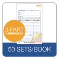 Carbonless Sales Order Book, Three-part Carbonless, 4.19 X 7.19, 50 Forms