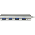 StarTech.com 4 Port Portable USB 3.0 Hub with Built-in Cable - Aluminum and Compact USB Hub - USB - External - 4 USB Port(s) - 4 USB 3.0 Port(s)