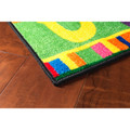Flagship Carpets Easy Care ABC Tapestry Rug - Floor Rug - 96" Length x 60" Width - Multicolor - Nylon