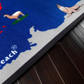 Flagship Carpets Maps That Teach Global Rug - 108" Length x 72" Width - Multicolor - Nylon