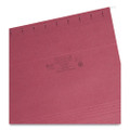 Colored Hanging File Folders With 1/5 Cut Tabs, Letter Size, 1/5-cut Tab, Maroon, 25/box
