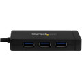 StarTech.com 3-port USB 3.0 Hub Plus GbE - USB Type C - External - 3 USB Port(s) - 1 Network (RJ-45) Port(s) - 3 USB 3.0 Port(s) - PC, Mac - TAA Compliant