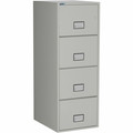 Phoenix World Class Vertical File - 4-Drawer - 25" Width x 19.9" Depth x 54" Height - 4 x Drawer(s) for File - Legal - Vertical - Fire Resistant, Explosion Resistant, Impact Resistant, Security Lock - Light Gray