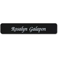 Xstamper Designer Name Plate Only - 10" Width x 2" Height - Rectangular Shape - Rounded Corner - Plastic - Assorted - 1 Each