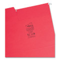 Fastab Hanging Folders, Letter Size, 1/3-cut Tab, Red, 20/box