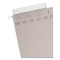 Tuff Hanging Folders With Easy Slide Tab, Letter Size, 1/3-cut Tab, Steel Gray, 18/box