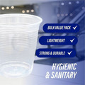 Genuine Joe 5 oz Transparent Beverage Cups - 5 fl oz - Clear - Plastic - Beverage - 100/Bag - 25 / Carton