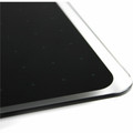 Floortex Viztex&reg; Glacier Black Multi-Purpose Grid Glass Dry-Erase Board 30" x 40" - 30" (2.5 ft) Width x 40" (3.3 ft) Height - Black Tempered Glass Surface - Rectangle - Magnetic - Magnetic, Smooth Writing, Ghost Resistant, Stain Resistant, Ea...