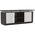 Safco Sterling Laminate Collection Hutch - 29.5" Height x 72" Width x 23" Depth, x 1.1" Thickness Surface, 22.9" Height x 67.3" Width x 16.5" Depth Base - 2 Door(s) - 3 Shelve(s) - 1 Adjustable Shelf(ves) - Knife Edge - Material: Laminate, Medium ...