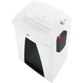 HSM SECURIO B34 - 3/16" x 1 1/8" - Continuous Shredder - Particle Cut - 22 Per Pass - for shredding Paper, Paper Clip, Staples, CD, DVD, Credit Card - 0.188" x 1.125" Shred Size - P-4/O-3/T-4/E-3/F-1 - 12.20" Throat - 26.40 gal Wastebin Capacity -...