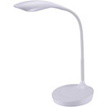 Bostitch Konnect Gooseneck LED Desk Lamp - LED Bulb - Dimmable, Gooseneck, Touch Sensitive Control Panel, Adjustable Brightness, Flexible, Flicker-free, Glare-free Light, Eco-friendly, USB Charging - Desk Mountable - White - for Office, Smartphone...