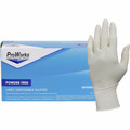 ProWorks Latex Powder-Free Disposable General-Purpose Gloves - 5 mil Thickness x 9.50" Glove Length - Large Size - Latex - Natural - Comfortable, Non-sterile, Textured Fingertip - For Food Service, General Purpose, Industrial, Manufacturing, Offic...