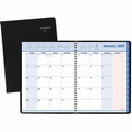 At-A-Glance QuickNotes City of Hope Planner - Large - Julian Dates - Monthly - 12 Month - January 2025 to December 2025 - 1 Month Double Page Layout - 8 3/4" x 11" Sheet Size - White Sheet - Wire Bound - Simulated Leather, Paper - Black Cover - Ph...