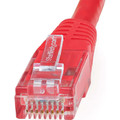 StarTech.com 7ft Red Cat6 UTP Patch Cable ETL Verified - 7 ft Category 6 Network Cable for Network Device, Wall Outlet, Hub, Workstation, Distribution Panel - First End: 1 x RJ-45 Network - Male - Second End: 1 x RJ-45 Network - Male - 10 Gbit/s -...