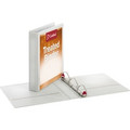 Cardinal Locking Slant-D ClearVue Binder - 1 1/2" Binder Capacity - Letter - 8 1/2" x 11" Sheet Size - 375 Sheet Capacity - 1 3/5" Spine Width - 3 Ring(s) - Fastener(s): D-Ring - Pocket(s): 2, Inside Front & Back - Polypropylene - White - 1.18 lb ...