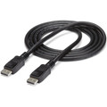 StarTech.com 50 ft DisplayPort Cable with Latches - M/M - 50 ft DisplayPort Video Cable for Audio/Video Device, Monitor, Projector, Graphics Card, Workstation, Notebook - First End: 1 x 20-pin DisplayPort Digital Audio/Video - Male - Second End: 1...