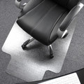 Floortex Cleartex Ultimat Polycarbonate Lipped Chair Mat for Carpets up to 1/2" - 48" - Carpeted Floor, Floor, Carpet, Home, Office - 53" Length x 48" Width x 0.085" Depth x 0.085" Thickness - Lip Size 20" Length x 10" Width - Lipped - Polycarbona...