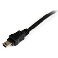 StarTech.com 6ft USB Y Cable for External Hard Drive - 6 ft USB/USB Mini-B Data Transfer Cable for External Hard Drive, PC, Notebook, Storage Device - First End: 2 x 4-pin USB 2.0 Type A - Male - Second End: 1 x 5-pin Mini USB 2.0 Type B - Male - ...