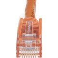 StarTech.com 25 ft Orange Snagless Cat6 UTP Patch Cable - 25 ft Category 6 Network Cable for Network Device, Workstation, Wall Outlet, Distribution Panel, Security Device, VoIP Device, Hub - First End: 1 x RJ-45 Network - Male - Second End: 1 x RJ...