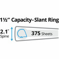 Avery&reg; Durable Binder - 1 1/2" Binder Capacity - Letter - 8 1/2" x 11" Sheet Size - 375 Sheet Capacity - 3 Ring(s) - Fastener(s): Slant Ring - Pocket(s): 2 - Polypropylene - Blue, Maroon - Recycled - Pocket, Durable, Long Lasting, Tear Resista...