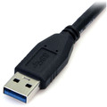 StarTech.com 3 ft Black SuperSpeed USB 3.0 Cable A to Micro B - 3 ft USB/USB Micro-B Data Transfer Cable for Portable Hard Drive, Notebook, PC - First End: 1 x 9-pin USB 3.0 Type A - Male - Second End: 1 x 10-pin Micro USB 3.0 Type B - Male - 5 Gb...