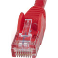 StarTech.com 75 ft Red Snagless Cat6 UTP Patch Cable - 75 ft Category 6 Network Cable for Network Device, Workstation - First End: 1 x RJ-45 Network - Male - Second End: 1 x RJ-45 Network - Male - 10 Gbit/s - Patch Cable - Gold Plated Connector - ...