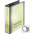Cardinal&reg; Performer ClearVue Slant-D Ring Binder - 2" Binder Capacity - Letter - 8 1/2" x 11" Sheet Size - 540 Sheet Capacity - 2 1/2" Spine Width - 3 Ring(s) - Fastener(s): D-Ring - Pocket(s): 2, Inside Front & Back - Vinyl - Black - 1.40 lb ...