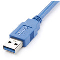 StarTech.com 5 ft Desktop SuperSpeed USB 3.0 Extension Cable - A to A M/F - 5 ft USB Data Transfer Cable for Camera, Mobile Phone, PDA, Storage Device, PC, Hub - First End: 1 x 9-pin USB 3.0 Type A - Male - Second End: 1 x 9-pin USB 3.0 Type A - F...