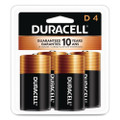 Coppertop Alkaline D Batteries, 4/pack