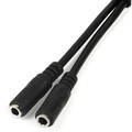 StarTech.com Mini-phone Audio Cable - Mini-phone Audio Cable for Audio Device, Notebook, Headset, Headphone, Speaker, Notebook, Headset, Microphone - First End: 2 x 3-pin Mini-phone Stereo Audio - Female - Second End: 1 x 4-pin Mini-phone Stereo A...