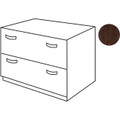 Bush Business Furniture Series C36W 2 Drawer Lateral File - Assembled in Mocha Cherry - 29.8" Height x 35.7" Width x 23.4" Depth - 2 - Finish: Laminate, Mocha Cherry - Security Lock, Ball-bearing Suspension, Scratch Resistant, Stain Resistant, Lev...