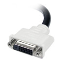 StarTech.com 6in DVI-D Dual Link Digital Port Saver Extension Cable M/F - 6" DVI Video Cable for Video Device, Projector, Monitor, TV, Optical Drive, Computer - First End: 1 x 25-pin DVI-D (Dual-Link) Digital Video - Male - Second End: 1 x 25-pin ...