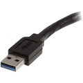 StarTech.com 5m USB 3.0 Active Extension Cable - M/F - 16.40 ft USB Data Transfer Cable for PC, MAC - First End: 1 x 9-pin USB 3.0 Type A - Male - Second End: 1 x 9-pin USB 3.0 Type A - Female - 5 Mbit/s - Extension Cable - Shielding - Nickel Plat...