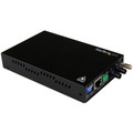 StarTech.com 10/100 Mbps Multi Mode Fiber Media Converter ST 2 km - 1 x Network (RJ-45) - 1 x ST Ports - DuplexST Port - Multi-mode - 1310 nm Fiber - Fast Ethernet - 10/100Base-TX, 100Base-FX - 2 km - AC Adapter - Desktop, Rack-mountable - TAA Com...