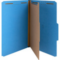 Nature Saver 2/5 Tab Cut Legal Recycled Classification Folder - 8 1/2" x 14" - 2" for Folder, 2" Fastener Capacity, 2" Fastener Capacity - Top Tab Location - Right of Center Tab Position - 1 Divider(s) - 25 pt. - Dark Blue - Durable, Eco-friendly ...