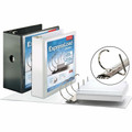 Cardinal&reg; ExpressLoad ClearVue Lock D-Ring Binder - 1 1/2" Binder Capacity - Letter - 8 1/2" x 11" Sheet Size - 300 Sheet Capacity - 1 3/5" Spine Width - 3 Ring(s) - Fastener(s): D-Ring - Pocket(s): 2, Inside Front & Back - Polypropylene - Whi...