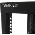 StarTech.com 6U 22in Depth Hinged Open Frame Wall Mount Server Rack - For LAN Switch, Patch Panel, Server, A/V Equipment, Computer - 6U Rack Height x 19" Rack Width - Wall Mountable Open Frame - 4 Post - Black - SPCC - 109.70 lb Maximum Weight Cap...