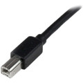 StarTech.com 20m / 65 ft Active USB 2.0 A to B Cable - M/M - 65.62 ft USB/USB-B Data Transfer Cable for Printer, Keyboard, Mouse, Modem, Peripheral Device, Hard Disk Drive Enclosure, PC, MAC - First End: 1 x 4-pin USB 2.0 Type A - Male - Second En...