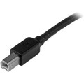 StarTech.com 15m / 50 ft Active USB 2.0 A to B Cable - M/M - 50 ft USB/USB-B Data Transfer Cable for Notebook, Hard Drive, Keyboard/Mouse, Printer, MAC, Modem, Peripheral Device, PC, Server - First End: 1 x 4-pin USB 2.0 Type A - Male - Second End...