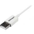 StarTech.com 2m White Micro USB Cable - A to Micro B - 6.56 ft USB/USB Micro-B Data Transfer Cable for Cellular Phone, Camera, Hard Drive, Tablet PC - First End: 1 x 4-pin USB 2.0 Type A - Male - Second End: 1 x 5-pin Micro USB 2.0 Type B - Male -...