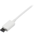 StarTech.com 0.5m White Micro USB Cable - A to Micro B - 1.64 ft USB/USB Micro-B Data Transfer Cable for Cellular Phone, Camera, Hard Drive, Tablet PC - First End: 1 x 4-pin USB 2.0 Type A - Male - Second End: 1 x 5-pin Micro USB 2.0 Type B - Male...