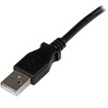 StarTech.com USB 2.0 A to Right Angle B Cable - M/M - 6.56 ft USB/USB-B Data Transfer Cable for Printer, Scanner, External Hard Drive - First End: 1 x 4-pin USB 2.0 Type A - Male - Second End: 1 x 4-pin USB 2.0 Type B - Male - 480 Mbit/s - Shieldi...