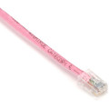 Black Box GigaTrue Cat.6 UTP Patch Network Cable - 5 ft Category 6 Network Cable for Patch Panel, Wallplate, Network Device - First End: 1 x RJ-45 Network - Male - Second End: 1 x RJ-45 Network - Male - 1 Gbit/s - Patch Cable - CM - 24 AWG - Pink ...