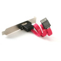 StarTech.com 1 Port SATA to eSATA Slot Plate Bracket - 1 ft SATA Data Transfer Cable for Hard Disk Drive Enclosure, PC, Motherboard, SATA Controller, External Hard Drive, RAID Controller - First End: 1 x eSATA - Female - Second End: 1 x 7-pin SATA...