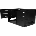 StarTech.com Wall-Mount Server Rack with Built-in Shelf - Solid Steel - 4U - For Server, LAN Switch, Patch Panel, A/V Equipment, Computer - 4U Rack Height x 17.80" Rack Width x 18" Rack Depth - Wall Mountable - Black - Steel - 75 lb Maximum Weight...