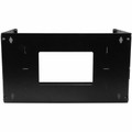 StarTech.com Wall-Mount Server Rack with Built-in Shelf - Solid Steel - 4U - For Server, LAN Switch, Patch Panel, A/V Equipment, Computer - 4U Rack Height x 17.80" Rack Width x 18" Rack Depth - Wall Mountable - Black - Steel - 75 lb Maximum Weight...