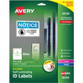 Avery&reg; Easy Align Self-Laminating ID Labels - Waterproof - 5" Height x 7 1/2" Width - Permanent Adhesive - Rectangle - Laser, Inkjet - White - Film - Water Resistant - PVC-free, Permanent Adhesive, Self-laminating, Durable, Scuff Resistant, Te...