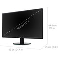 ViewSonic Value VA2719-smh 27" Class Full HD LED Monitor - 16:9 - Black - 27" Viewable - In-plane Switching (IPS) Technology - LED Backlight - 1920 x 1080 - 16.7 Million Colors - 300 Nit - 14 ms - 75 Hz Refresh Rate - Speakers - HDMI - VGA - VESA ...